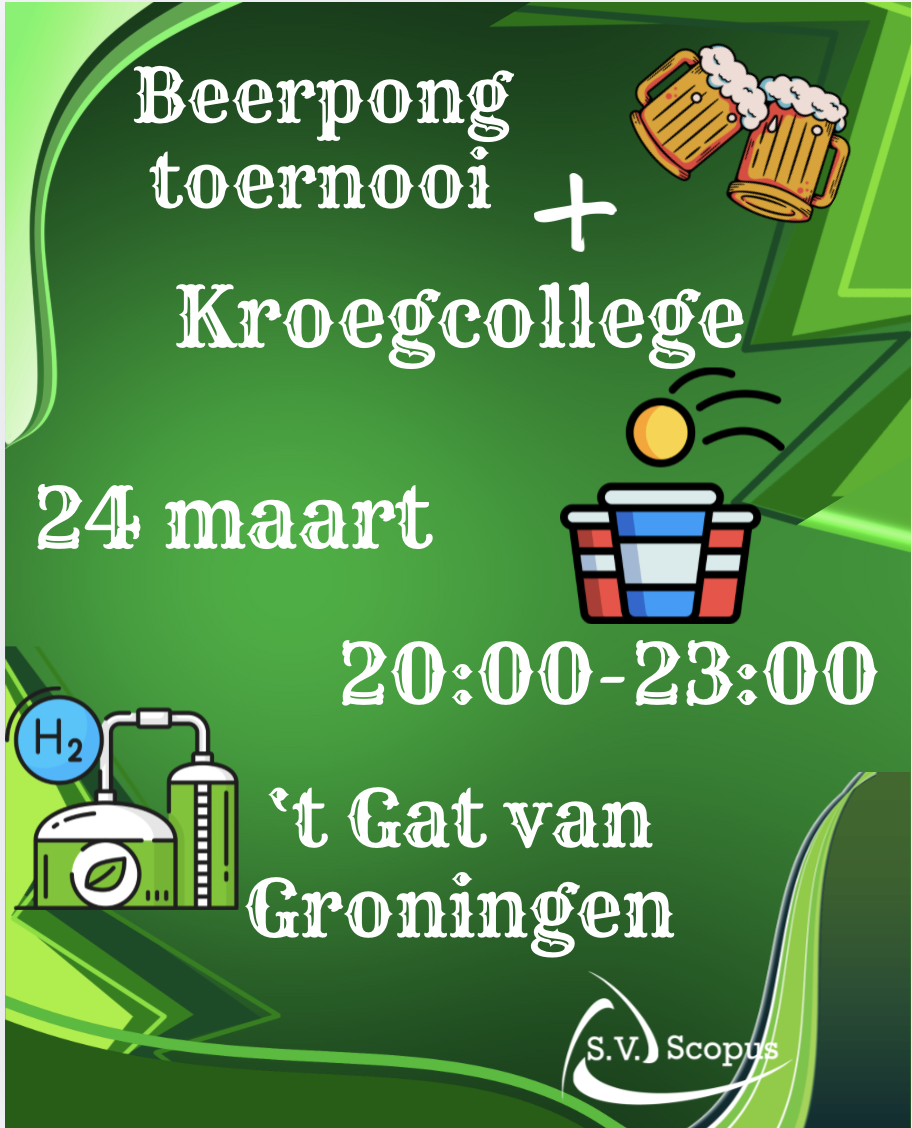 Kroegcollege + Bierpong toernooi