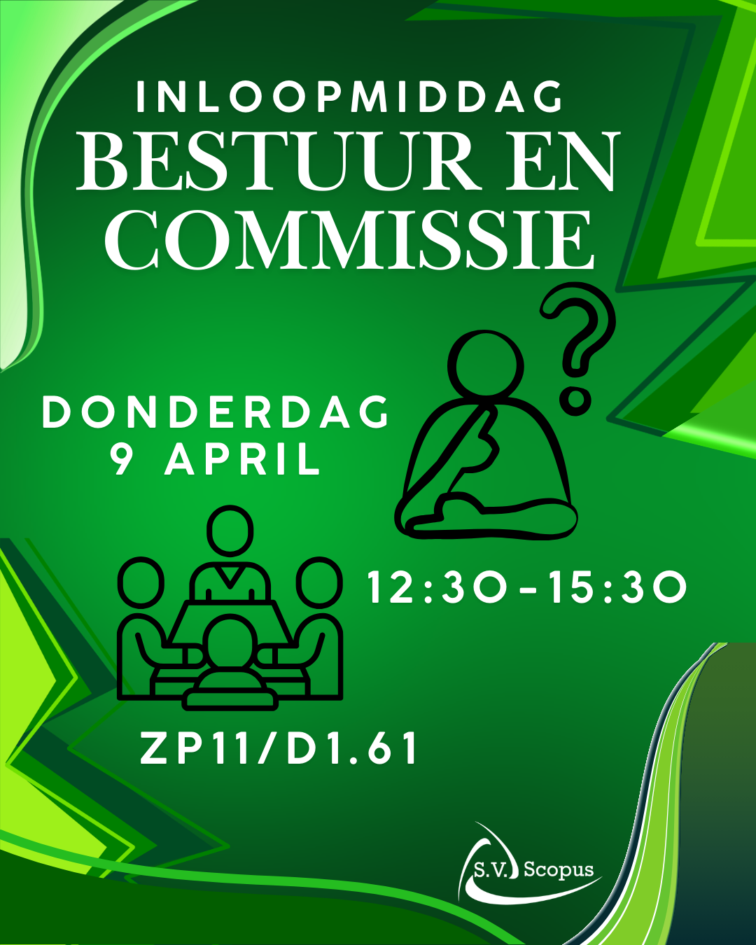 Inloopmiddag bestuur + commissies