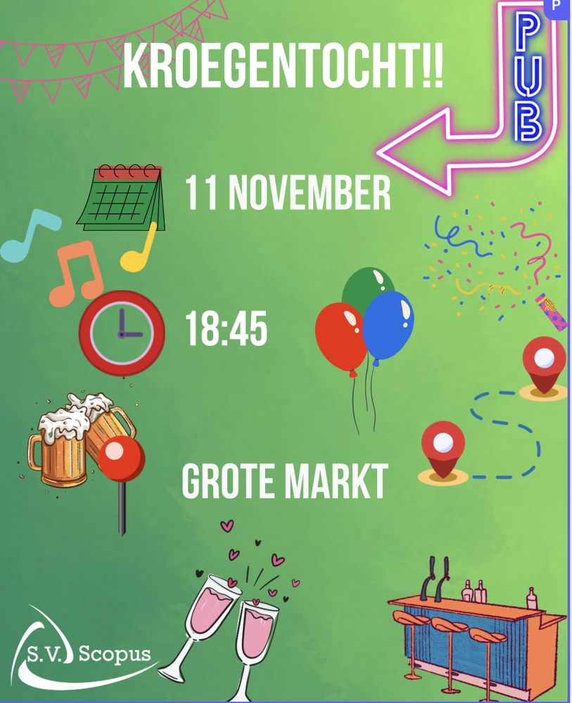 Kroegentocht!!! 🔥